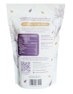 Maca Orgánica Terraria con maca de 250 g