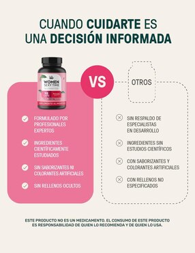 Women Sexy Time Life360+ con Maca Roja, Zinc y Vitaminas 90 Cápsulas Life360+