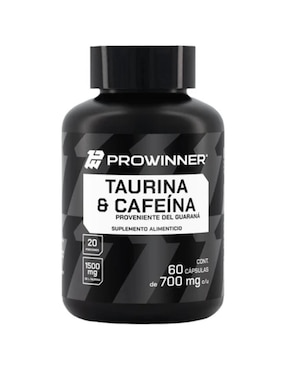 Taurina y Cafeína Prowinner Prowinner con cafeína de 60 cápsulas