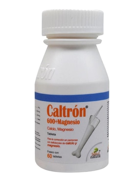 CALCIO CALTRON 600 CON MAGNESIO 60 TAB SALUD NATURAL Salud Natural de 60 cápsulas