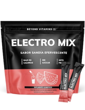 Electrolitos sin azúcar efervescente Beyond Vitamins sabor sandia de 180 g