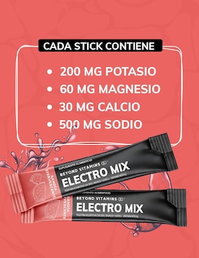 Electrolitos sin azúcar efervescente Beyond Vitamins sabor sandia de 180 g