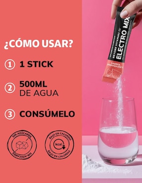 Electrolitos sin azúcar efervescente Beyond Vitamins sabor sandia de 180 g