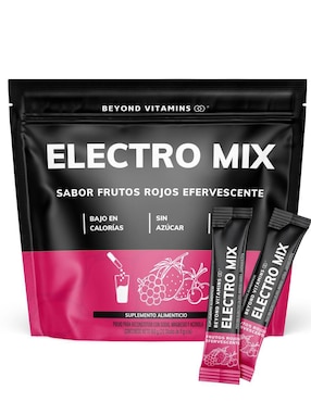 Electrolitos sin azúcar efervescente Beyond Vitamins sabor frutos rojos de 160 g