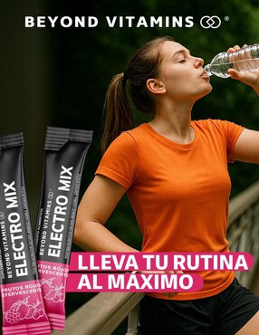 Electrolitos sin azúcar efervescente Beyond Vitamins sabor frutos rojos de 160 g