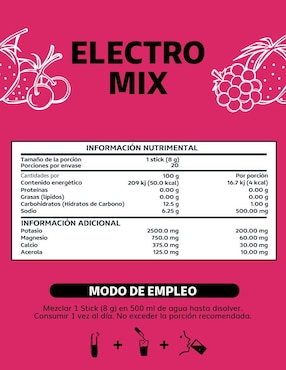 Electrolitos sin azúcar efervescente Beyond Vitamins sabor frutos rojos de 160 g