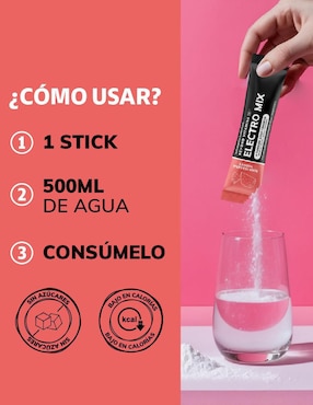 Electrolitos sin azúcar efervescente con hongos Beyond Vitamins sabor sandia de 180 g