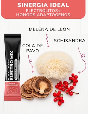 Electrolitos sin azúcar efervescente con hongos Beyond Vitamins sabor sandia de 180 g