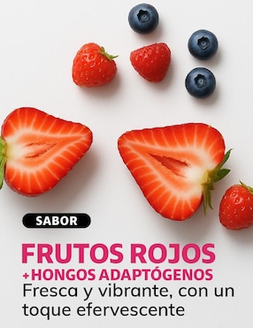 Electrolitos sin azúcar efervescente con hongos Beyond Vitamins sabor frutos rojos de 180 g