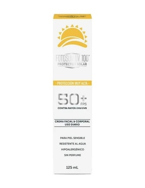 Protector solar FPS 50 Fotosun Uv 100 125 ml