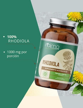 Rhodiola Adaptogens Naima de 120 cápsulas