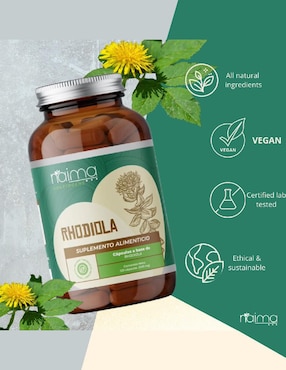 Rhodiola Adaptogens Naima de 120 cápsulas