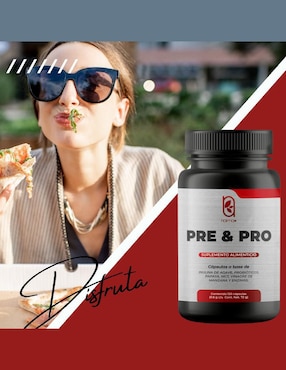 Pre & Pro (Prebióticos y Probióticos) con Enzimas Digestivas Naima de 120 cápsulas
