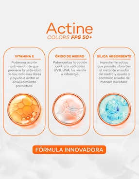 Protector solar FPS 50 Dermatológico Facial Claro Darrow Actine Colors 40 g