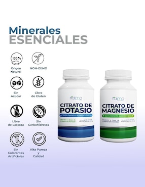 Citrato de Magnesio y Citrato de Potasio Naima con citrato de magnesio y potasio