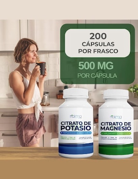 Citrato de Magnesio y Citrato de Potasio Naima con citrato de magnesio y potasio