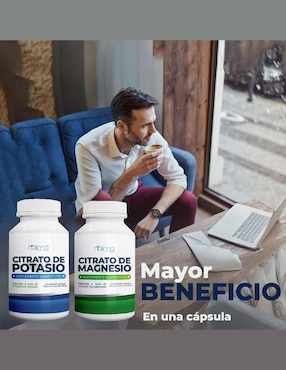 Citrato de Magnesio y Citrato de Potasio Naima con citrato de magnesio y potasio