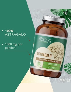 Astrágalo Adaptogens Vegano Naima con astrágalo de 120 cápsulas