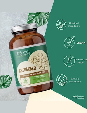 Astrágalo Adaptogens Vegano Naima con astrágalo de 120 cápsulas