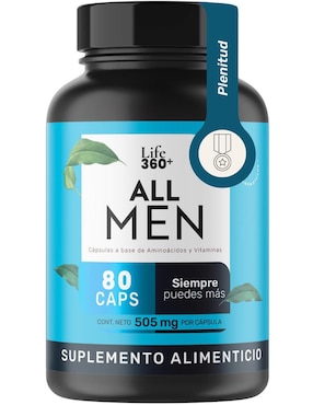All Men Life 360+ Vitamina C Life360+ de 80 cápsulas