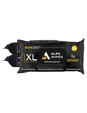 Set de toallas húmedas Alfa Wipes 3 piezas