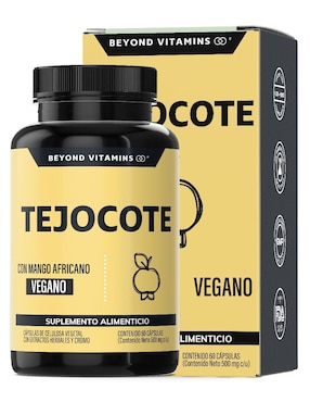 Tejocote Mango Africano Beyond Vitamins de 60 cápsulas