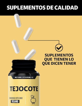 Tejocote Mango Africano Beyond Vitamins de 60 cápsulas