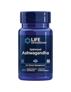 Life Extension Optimized Ashwagandha 125mg Life Extension de 60 cápsulas
