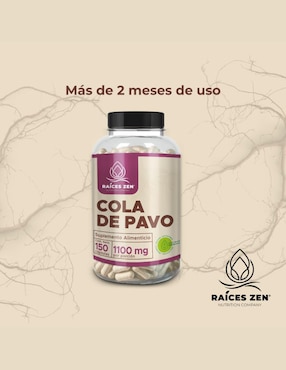 Hongo Cola de Pato Súper Premium Raíces Zen de 150 cápsulas