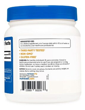 Nutricost MSM en Polvo– Azufre Orgánico para Articulaciones, Cabello y Salud Celular Nutricost con msm de 500 g
