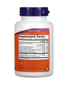 Thyroid Energy Now con vitaminas y minerales de 90 cápsulas