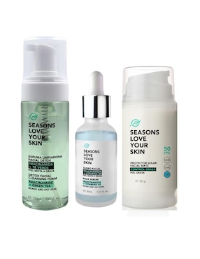 Kit tratamiento facial antiacné Seasons