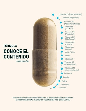 Set de suplementos alimenticios All Men & Mens Testo Life360+ con L-Arginina