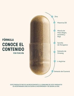 Set de suplementos alimenticios All Men & Mens Testo Life360+ con L-Arginina