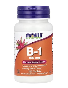 Now Foods Vitamina B 1 Now de 100 tabletas