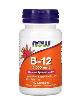 NOW Foods, Vitamina B 12 Now de 60 tabletas