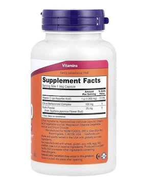 Now Foods, Vitamina C-1000 Now de 100 cápsulas