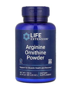 Arginina en polvo Life Extension con vitaminas y minerales de 150 g