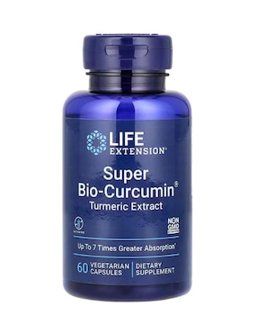 Curcumina Life Extension con vitaminas y minerales de 60 cápsulas