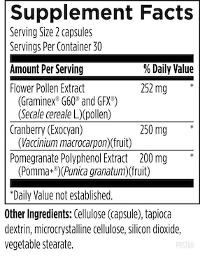 prostect Designs For Health con vitaminas y minerales de 60 cápsulas