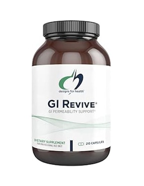 gi revive Designs For Health con vitaminas y minerales de 210 cápsulas