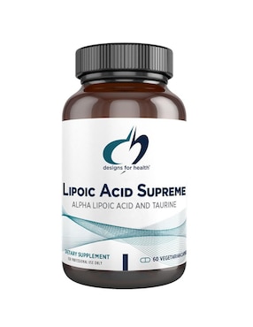 Ácido Lipoic Designs For Health con ácido alfa lipoico de 60 cápsulas