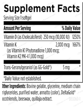 vitamina d Designs For Health de 60 cápsulas
