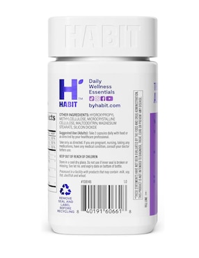 Hábito de Libido Habit con l-arginina de 60 cápsulas
