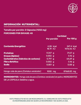 Cola de Pavo Mushrooms Life360+ con cola de pavo