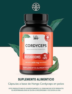Cordyceps Mushrooms Life360+ con cordyceps