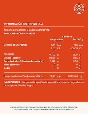 Cordyceps Mushrooms Life360+ con cordyceps