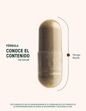 Reishi Mushrooms Life360+ con hongo reishi