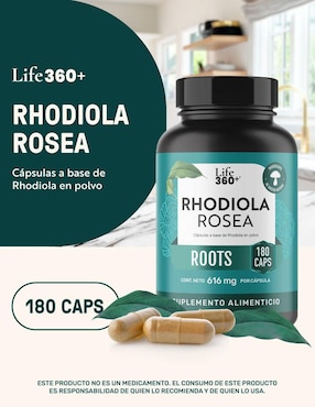 Rhodiola Rosea Roots Life360+