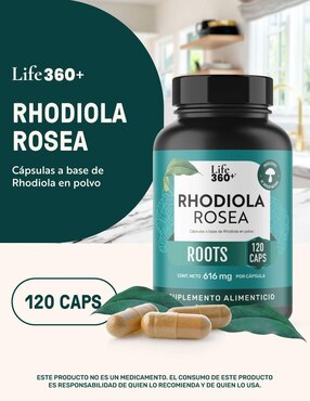 Rhodiola Rosea Roots Life360+